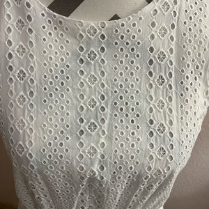 J Crew Eyelet Dress Size 6